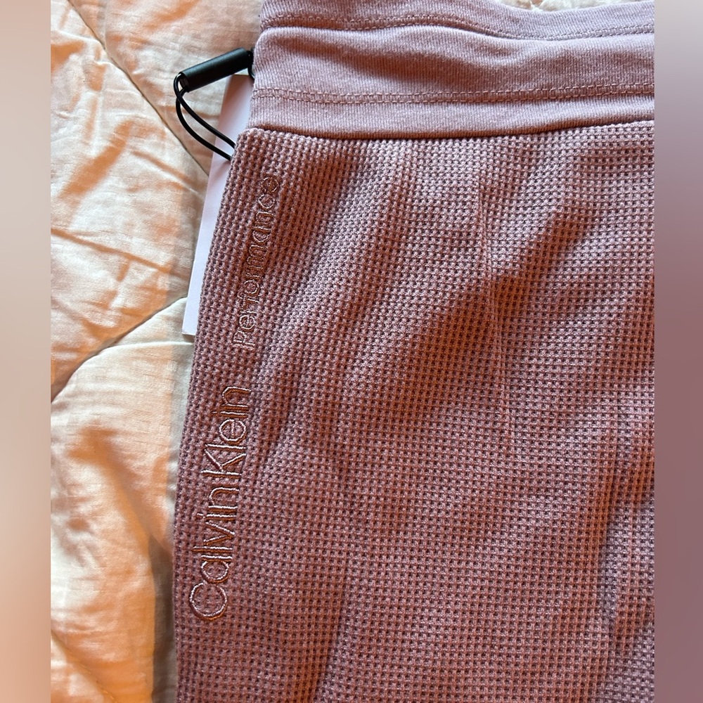 Calvin Klein Performance Women’s High Rise Drawstring Flare Pants - Picture 6 of 6